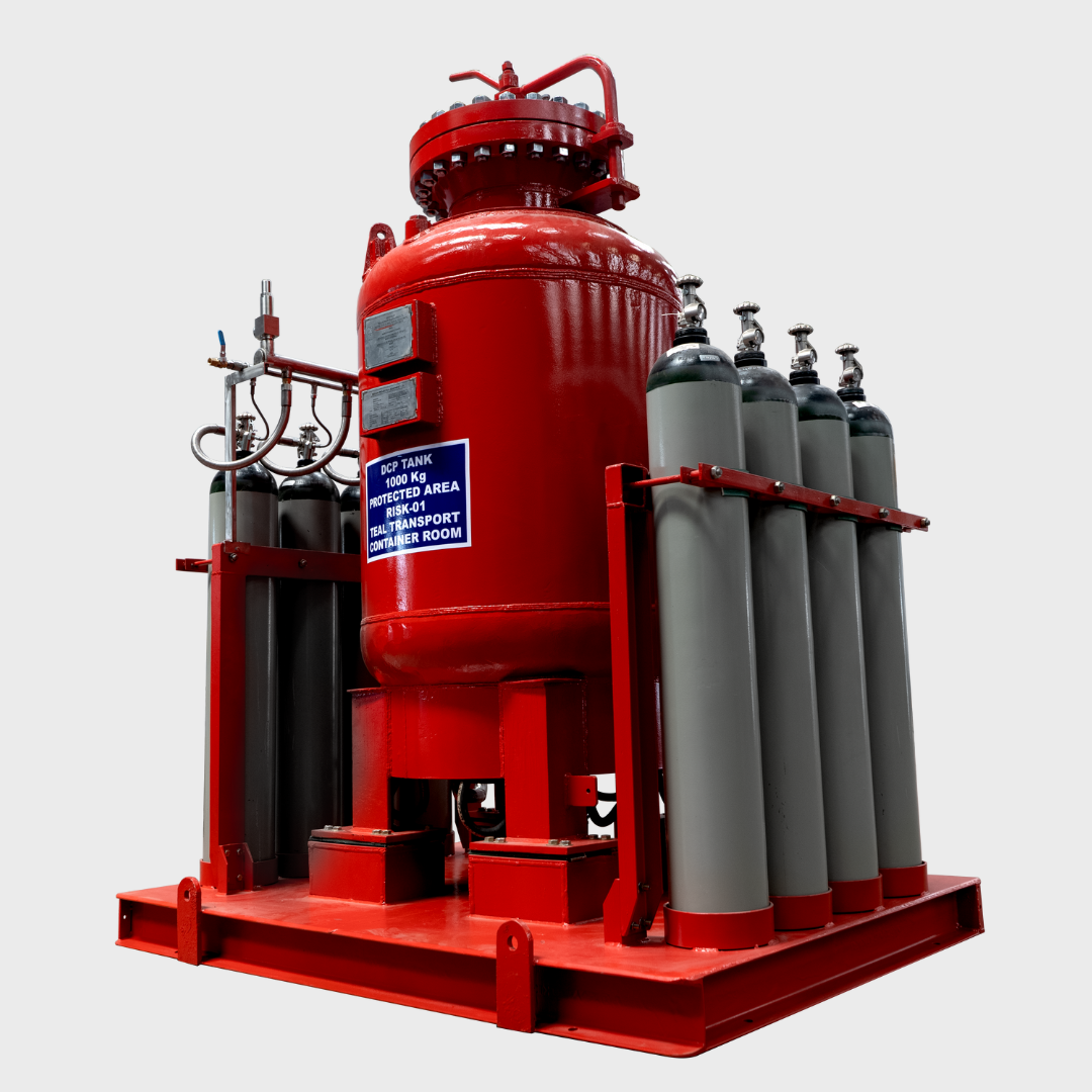 Dry chemical powder system